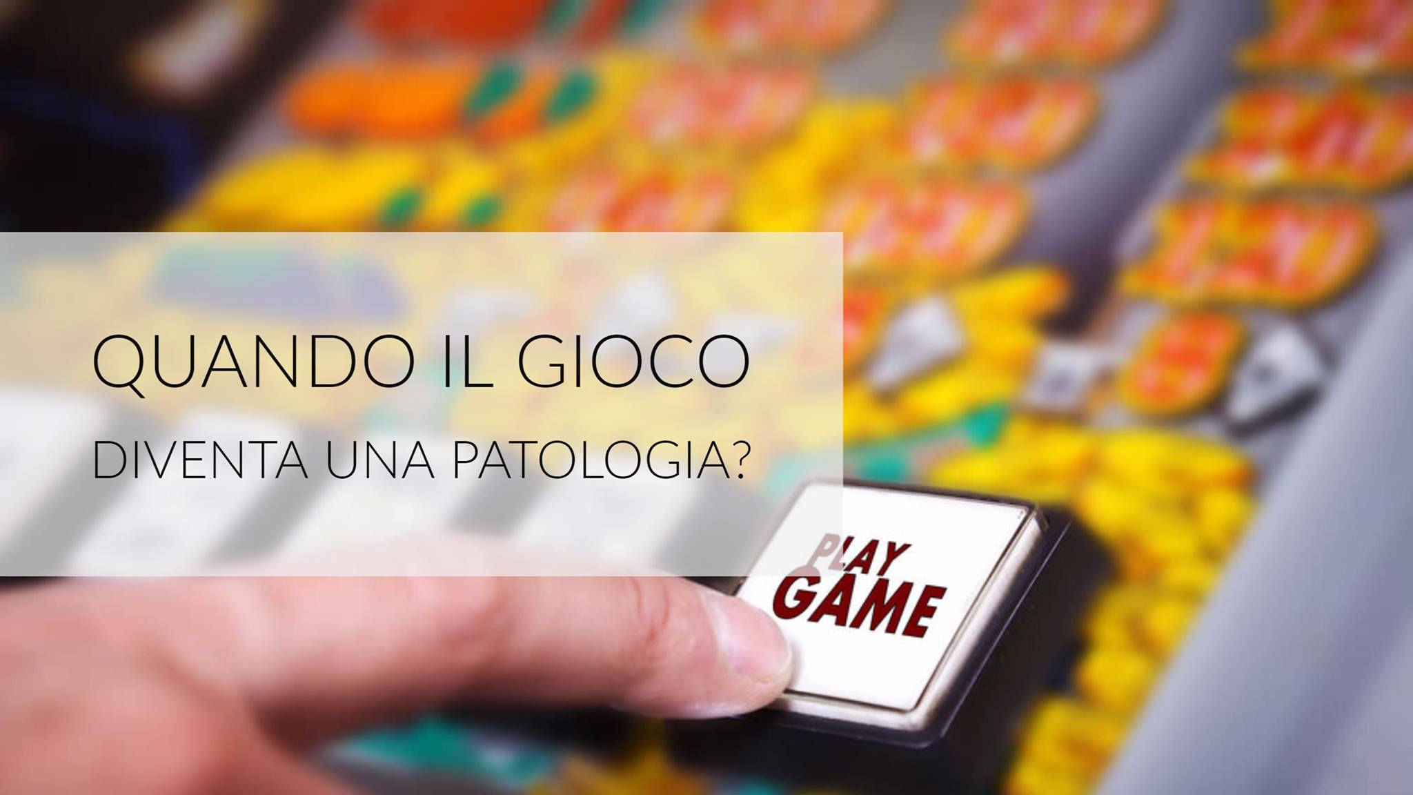 gioco patologia