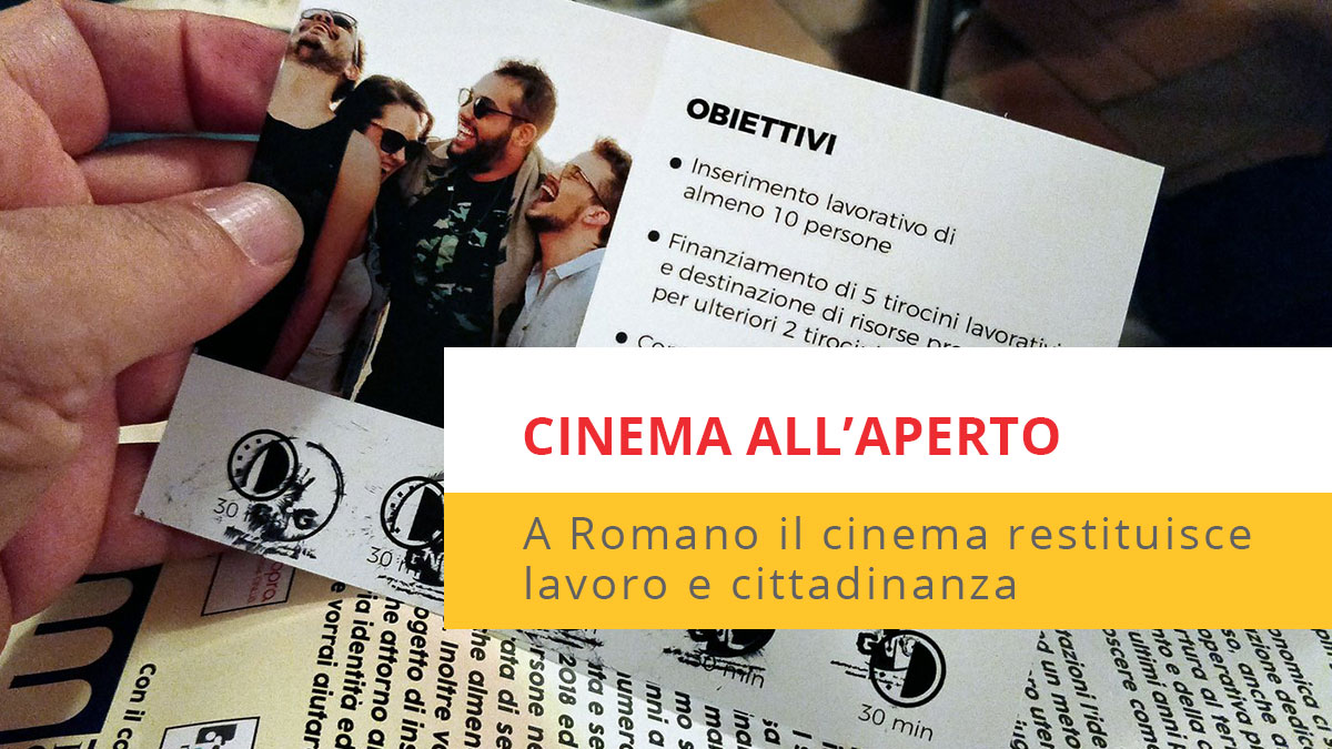 locandina post cinema all'aperto